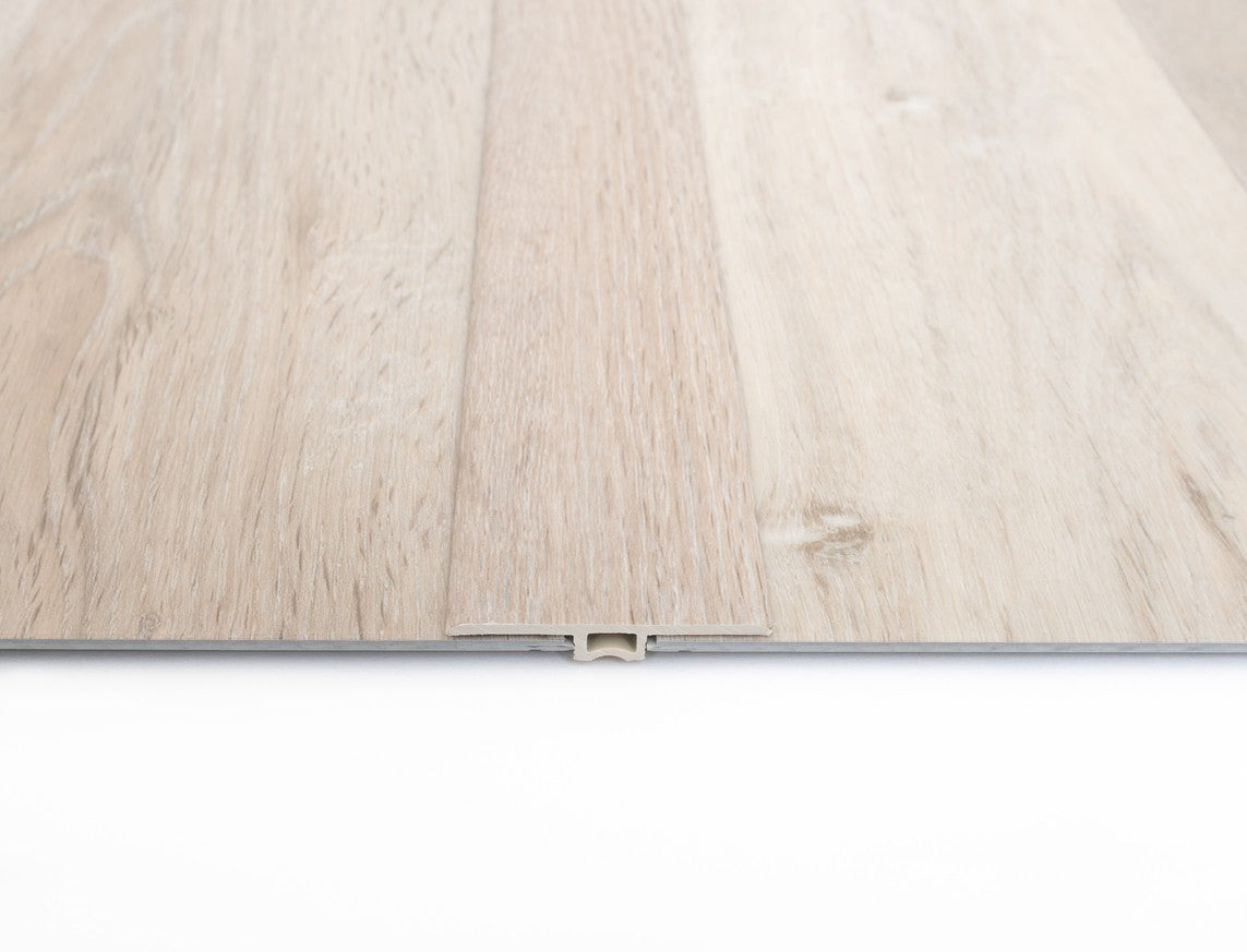 Whitewashed Pine SPC Vinyl T Profile