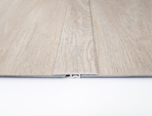 Pale Sandgrain Oak SPC Vinyl T Profile
